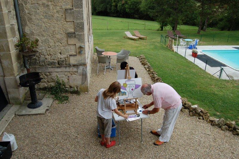 Bed and Breakfast La Vieille Ecole Bourgougnague Exterior foto